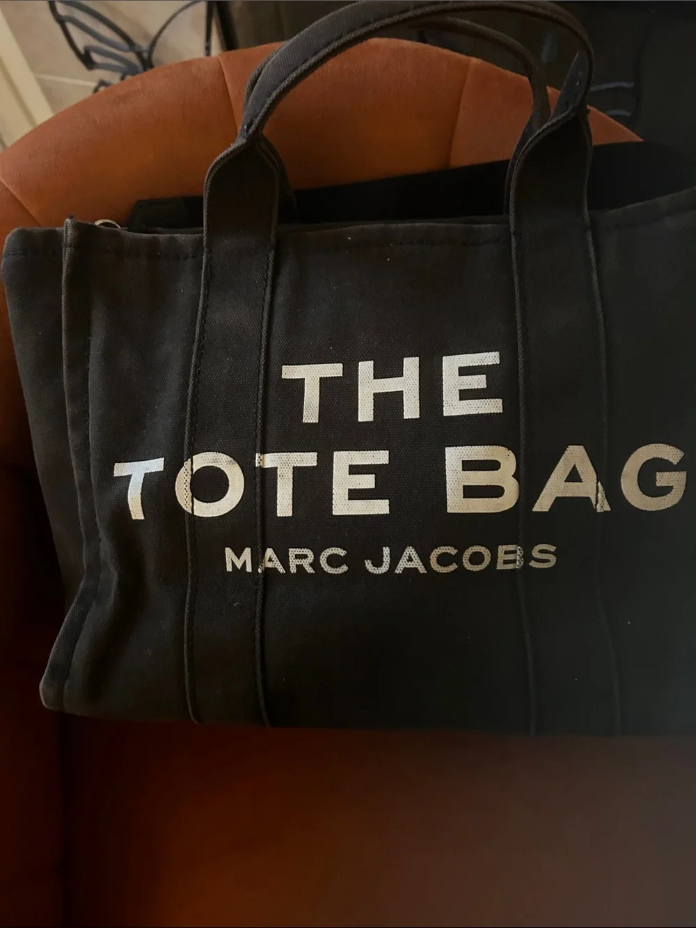 Marc Jacobs Black Canvas 'The Tote Bag' Duffel